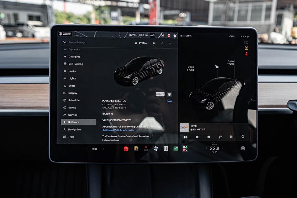 (แจ้งรหัสรถ CBL9548) TESLA Model 3 Long Range AWD AT 2021 รูปที่ 16