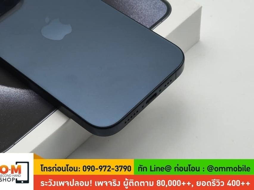 ขาย/แลก iPhone 15 Pro 512GB Blue Titanium ศูนย์ไทย สภาพสวยมาก ครบกล่อง เพียง 28,990 บาท 3