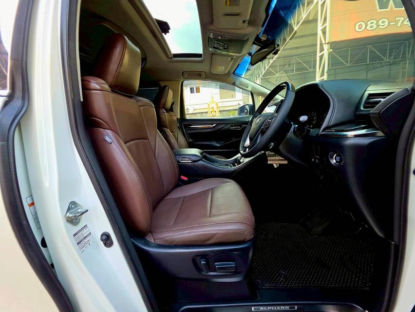 รหัสรถ SEZ12 Toyota Alphard 2.5 SC Package เกียร์ ออโต้ เบนซิน สี ขาว ปี 2017 9