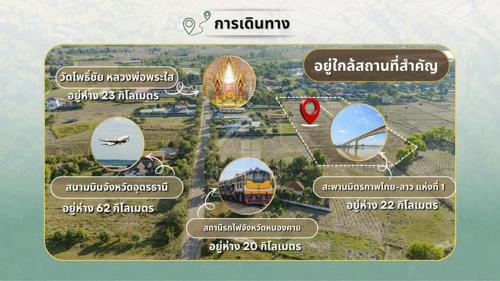 BHL1348 ขายที่ดิน 2 แปลงติดกัน รวมกว่า 8 ไร่ ติดถนนคอนกรีต อ.ท่าบ่อ จ.หนองคาย ใกล้ชุมชน 5