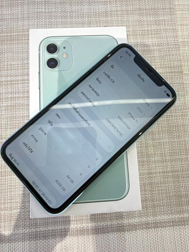 iPhone 11 64GB มีตำหนิหน้าจอนิดนึงครับ รูปย่อยที่ 2