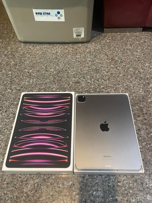 ขายiPadPro11นิ้วM2สีSpace Black256กิ๊กมีกล่องอีมี่ตรงWifi Celluerใช้งานดีถูกๆ