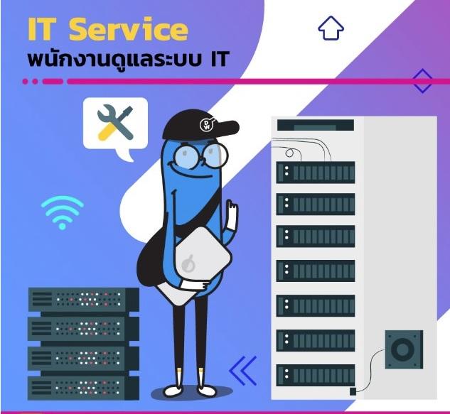 บริการดูแลและซ่อมระบบคอมพิวเตอร์ทั้งHardwareและSoftwareต่างๆให้Userหรือองค์กร