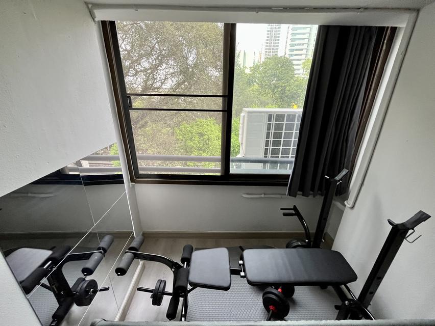 ห้องคอนโด low rise  50 ตรม. ชั้น 5 ตกแต่งใหม่หมดทั้งห้อง พร้อมมุมเล่นยิม เดิน 300 เมตรจาก BTS พญาไท วิวต้นไม้ร่มรื่น 20