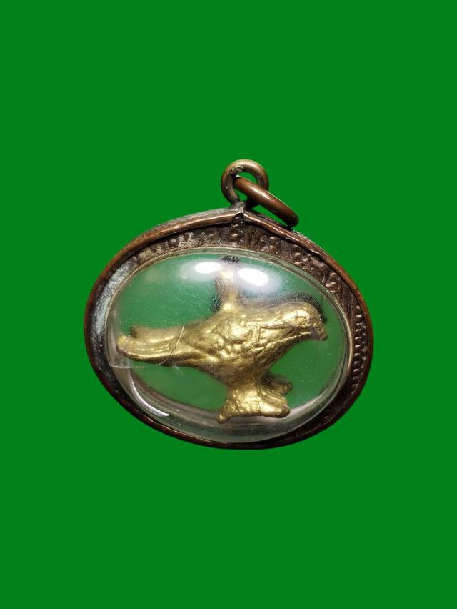 สาริกาคู่หล่อโบราณ เนื้อทองผสม ไม่ทราบที่