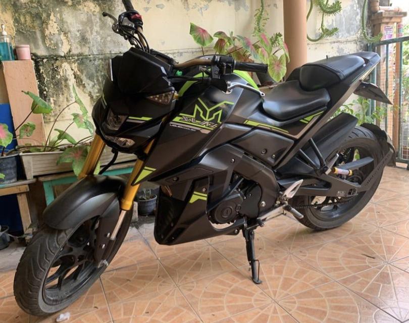 Yamaha M-Slaz สีดำลายเขียว 2