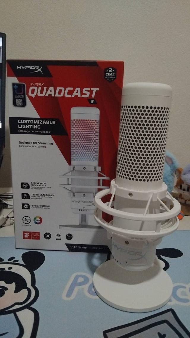 HyperX Quadcast S RGB สีขาว 