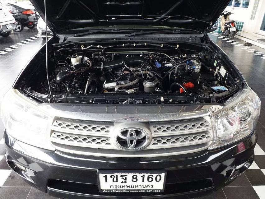 TOYOTA FORTUNER 2.7V AUTO ปี  2010 ติดแก๊สLPG  รหัส KCY8160 12