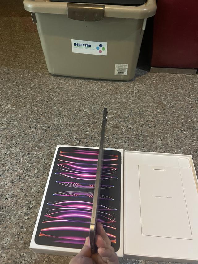 ขายiPadPro11นิ้วM2สีSpace Black256กิ๊กมีกล่องอีมี่ตรงWifi Celluerใช้งานดีถูกๆ 6
