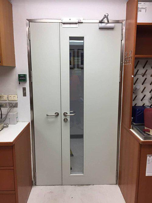 ประตูเหล็กบานคู่ Steel Door 4