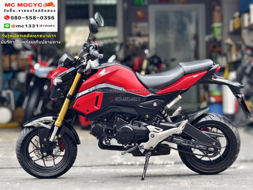 Msx 125 2017 เครื่องท่อเดิมเสียงเงียบ ใช้งานได้ปกติ ชุดสีตามสภาพ มีเล่มเขียวชุดโอนให้ครบ NO1047