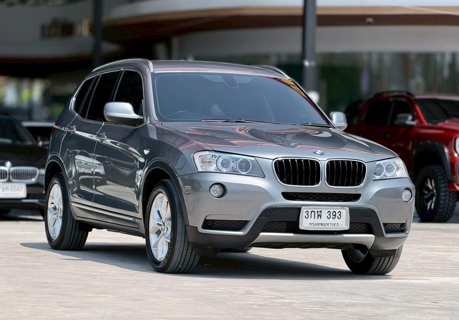 ปี 2013 BMW X3, 2.0d HIGHLINE โฉม F25ปี10-18 สีเทา เครื่องยนต์ดีเซล รูปที่ 2