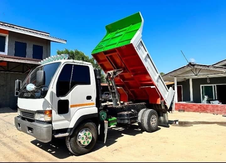 ปล่อยต่อรถบรรทุก 4 ล้อดั้มพ์ ISUZU NRR12F ปี 58 