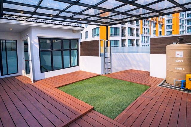 BTSปุณณวิถี 600ม. บน Skywalk อุดมสุข 800ม. 26ตร.ว. 520ตร.ม. ใหญ่มาก 8นอน ให้เช่าอาคาร โรงแรม 5ชั้น 8น้ำ ไบเทค บางนา 2.4 5