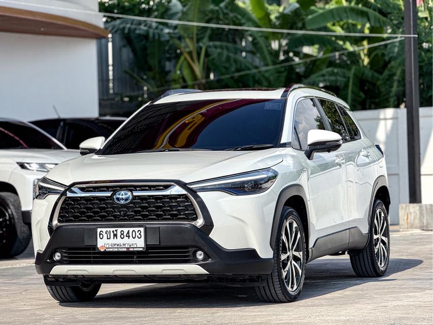 รหัสรถ WMT8403 2021 TOYOTA COROLLA CROSS, 1.8 HYBRID PREMIUM SAFETY 