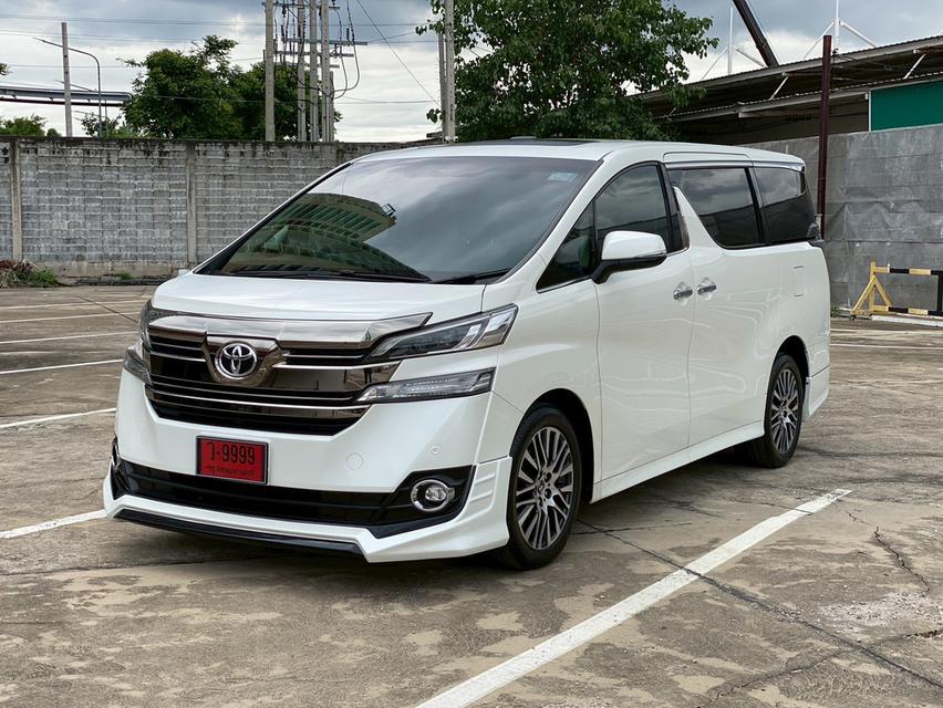 รหัสรถ PBG9999  Toyota Vellfire 2.5 ZG ปี 2015