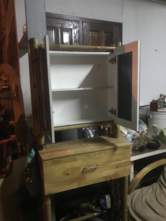 โต๊ะเครื่องแป้งตู้ไม้ไผ่ รูปที่ 3