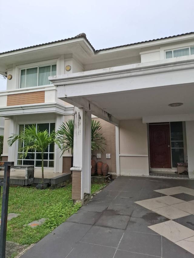 ขายบ้านเดี่ยวมือสอง โฮมเพลสเดอะพาร์ค ถ.บางกรวย-ไทรน้อย ต.บางเลน อ.บางใหญ่ จ.นนทบุรี เนื้อที่ 56 ตารางวา  Tel.0830854769 2