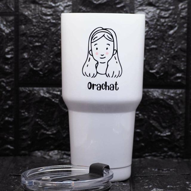 🔥แก้วสกรีนลายตามสั่ง เยติ 30 OZ.พร้อมที่รองแก้ว 320.- 6