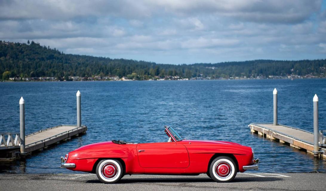 1955 MERCEDES BENZ 190 SL ROADSTER COLLECTING CARS รูปที่ 3