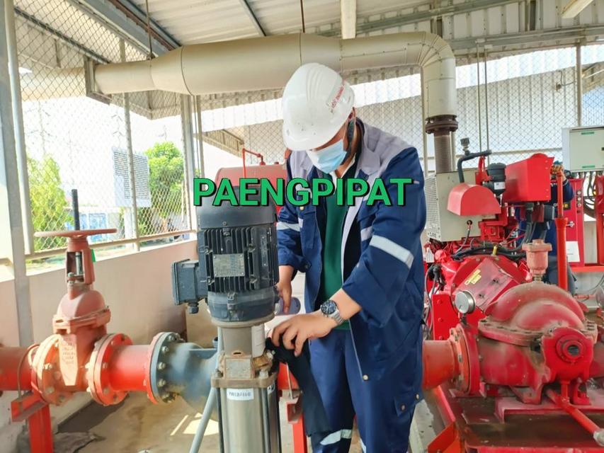 ตรวจสอบไฟปั้มเครื่องสูบน้ำดับเพลิง 6