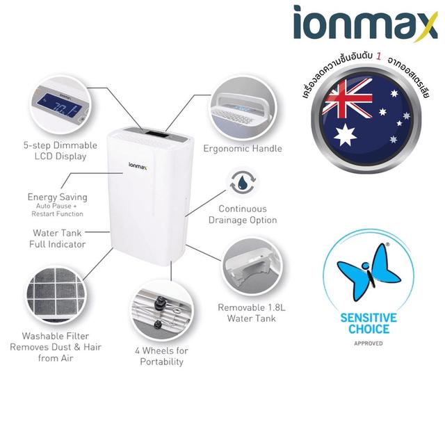 เครื่องลดความชื้น IONMAX รุ่น ION622 4