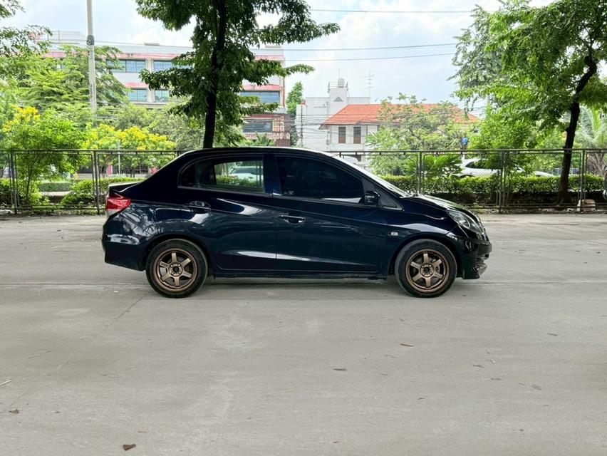 ขายรถ Honda Brio amaze 1.2 ปี 2013 สีน้ำเงิน เกียร์ออโต้ 8