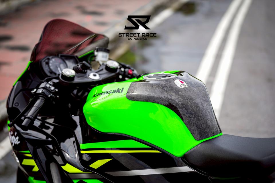 2019 Kawasaki ninja zx6-r krt รถปี 2019 ดำเขียว ของแต่งพอมี 17