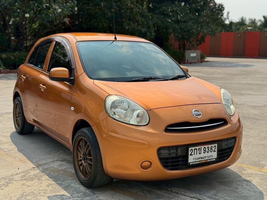 Nissan March 1.2E ปี2013 AT สีส้ม รูปที่ 3