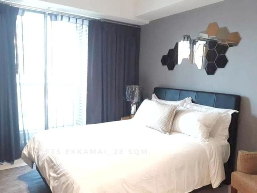 ให้เช่า คอนโด studio 1 bedroom The Lofts เอกมัย (เดอะ ลอฟท์ เอกมัย) 28 ตรม. near BTS Ekkamai in Sukhumvit area 6