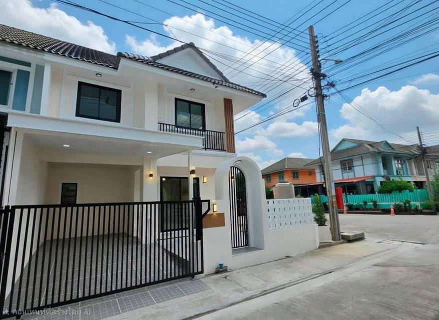 หมู่บ้านพฤกษา25  ซอยกันตนา บางใหญ่ทาวน์เฮาส์   2 ชั้น  หลังมุม ตกแต่งใหม่พร้อมอยู่  มีห้องนอนชั้นล่าง แถมฟรีเฟอร์นิเจอร์ 12