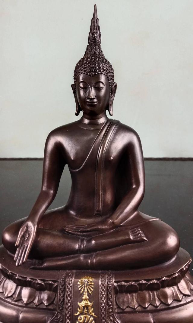 744.พระบูชา ภ.ป.ร หน้าตัก 5 นิ้ว รูปที่ 3