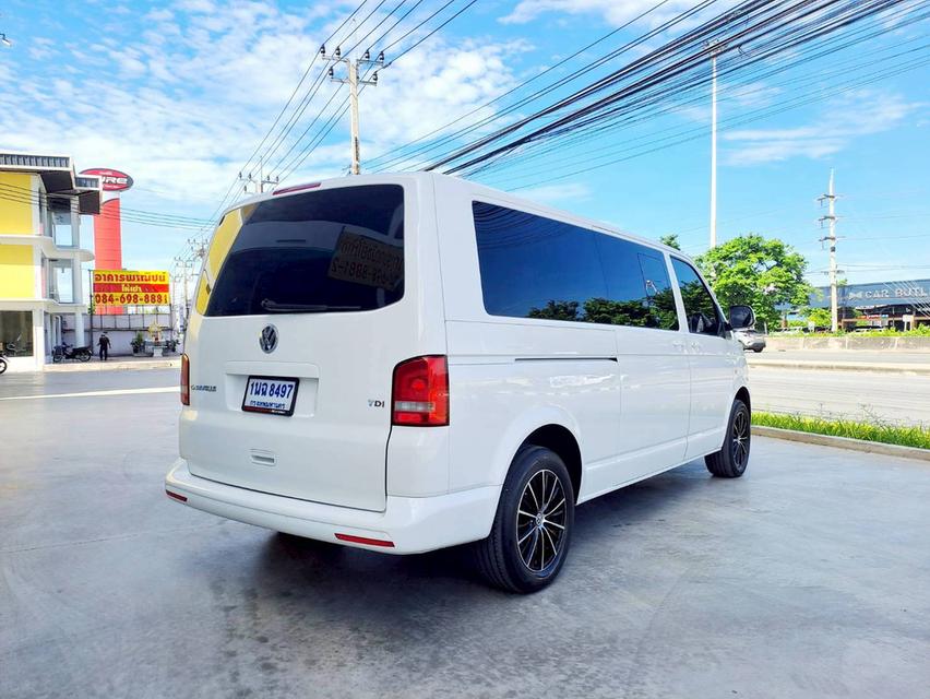 VOLKSWAGEN CARAVELLE 2.0 TDI ปี2014 สีขาว รถมือเดียวจากป้ายแดง  6
