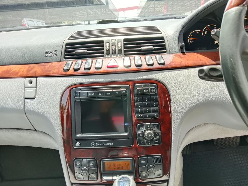 ขายรถ Benz S280 2.8 W220 ปี 2000 สีเทา เกียร์ออโต้ รูปที่ 14
