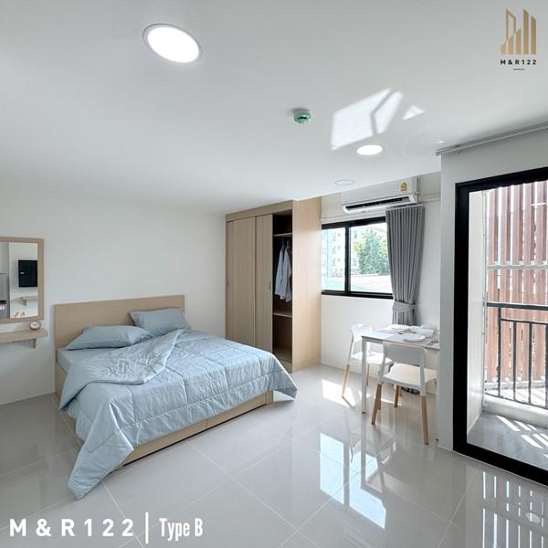 M&R 122 Apartment ห้องพักรายเดือน 27 ตร.ม. ใกล้รถไฟฟ้าสีเหลือง ลาดพร้าว 122 โทร 0889128995 11