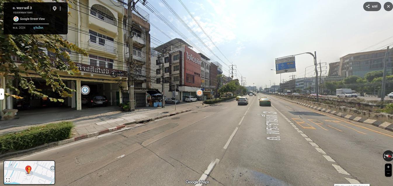 ขายตึกแถว 4ชั้น ติดถนนพราม3 20ตร.ว ฝั่งแม่น้ำเจ้าพระยา ปากซอยพระราม3 20 3