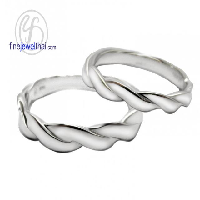 Finejewelthai แหวนคู่รักสำหรับคนรุ่นใหม่ ดีไซน์มินิมอล มีเอกลักษณ์ R1279_8000 2