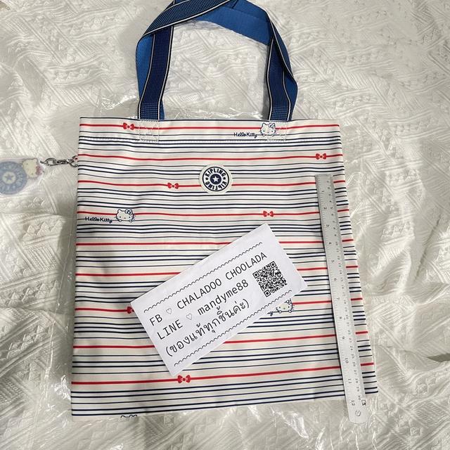 (พร้อมส่ง/ของแท้ค่ะ💯🐒) กระเป๋า Kipling SIMPLE TOTE Hello Kitty Str รูปที่ 6
