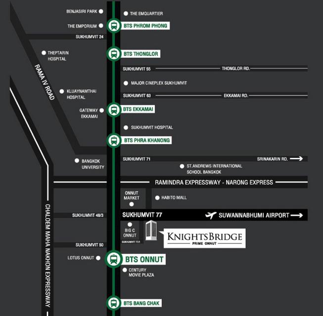 ให้เช่า/ขาย Condo KnightsBridge Prime Onnut ห้องมุม 55 ตารางเมตร 2 ห้องนอน 2 ห้องน้ำ ชั้นสูง 45 วิวแม่น้ำ ตกแต่งครบตามรูป 13