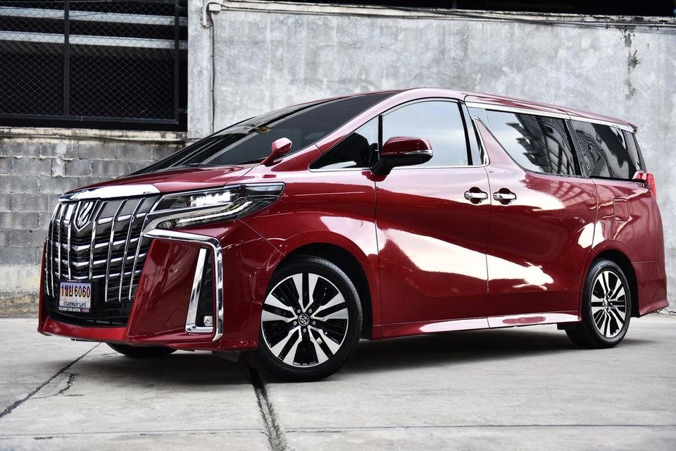 TOYOTA ALPHARD 2.5 SC PACKAGE MNC 2021 สีแดง ราคาดีมาก