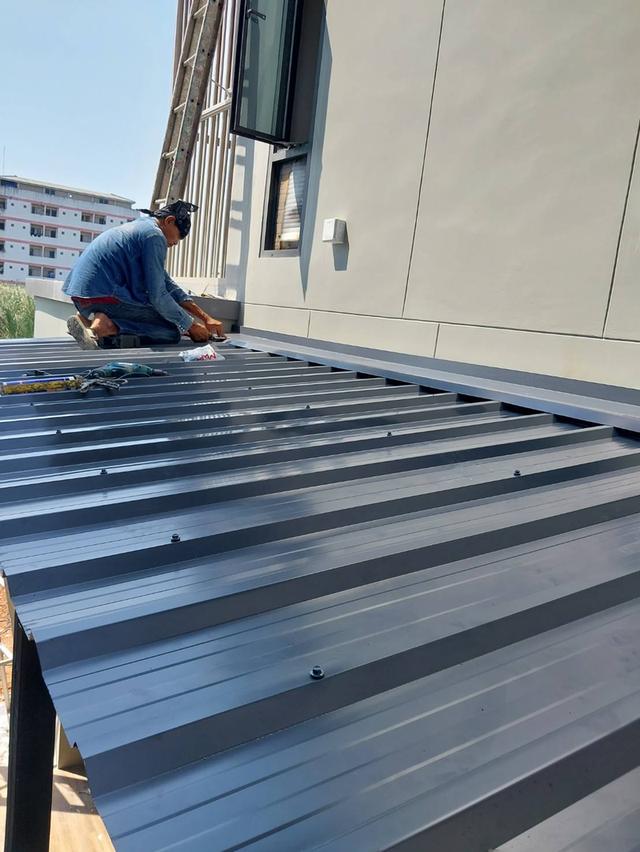 ต่อเติมโครงหลังคาบ้าน แบบโมเดิร์น รูปที่ 10