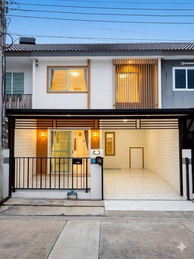 หมู่บ้านพฤกษา95/2 ปิ่นเกล้า-วงแหวน  ซอยกันตนาบางใหญ่ ทาวน์โฮม 2 ชั้น ตกแต่งใหม่พร้อมเฟอร์นิเจอร์ 1