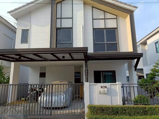 ให้เช่าบ้านเดี่ยว 2 ชั้น 40 ตรว. 4 ห้องนอน หมู่บ้าน SENSE บางนา-สุวรรณภูมิ ซอยกิ่งแก้ว 29 สไตล์สแกนดิเนเวียน สภาพใหม่พร้ 1