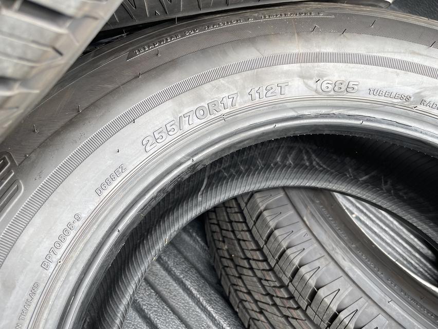 ยางบริสโตนปี24ป้ายแดง 255/70R17 4