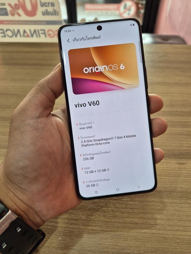 Vivo V60 5Gแรม12+12รอม256(ประกันศูนย์หมด26/09/69 รูปที่ 3