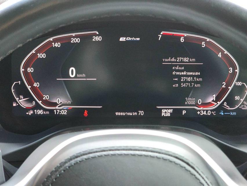 BMW X3 30e M sport 2022 ( Pre Lci ) รถออกศูนย์ Millenium ประวัติครบ ไมล์เพียง 27,000 km สีเดิมทั้งคันจากโรงงานไม่มีแม้แต่รอยขีดข่วน รูปที่ 12