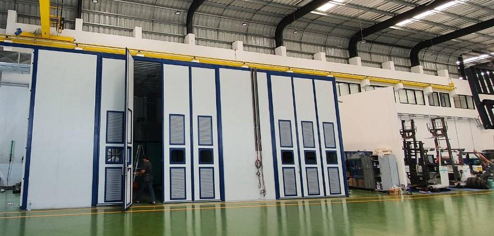 ขาย รับออกแบบติดตั้งสร้างห้องพ่นสีเฟอร์นิเจอร์ ห้องพ่นสีรถพ่วง ห้องพ่นอบสีรถบรรทุก ห้องพ่นสีขนาดใหญ่ พร้อมงานเซ็นแบบห้องพ่นสี รับออกแบบตามหน้างาน รูปที่ 20