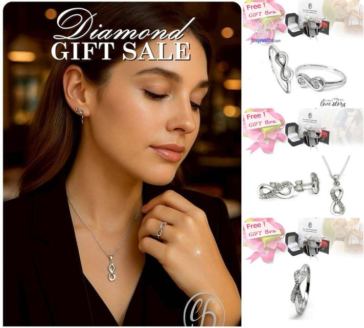 Finejewelthai-แหวนเพชรแท้ แหวนคู่รัก เครื่องประดับส่งออก ราคาพิเศษ