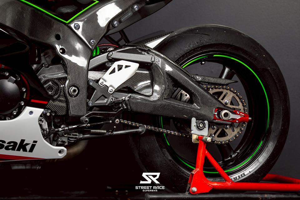 🔥kawasaki zx10r ปี 2018 🔥 ทำตัวใหม่ คาร์บอนแน่น ชุดสีแท้ทั้งคัน 😈🏍️ ล้อ machesini หล่อจัด 👀💨 รูปที่ 12
