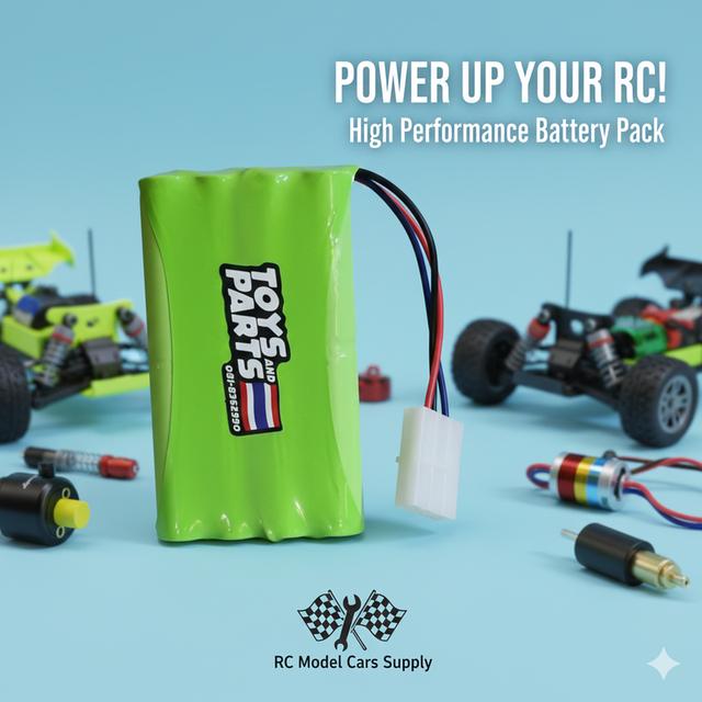 แบตเตอรี่รถบังคับ  9.6V 4800 mAh. Ni-MH Plug KET-3P รูปที่ 3